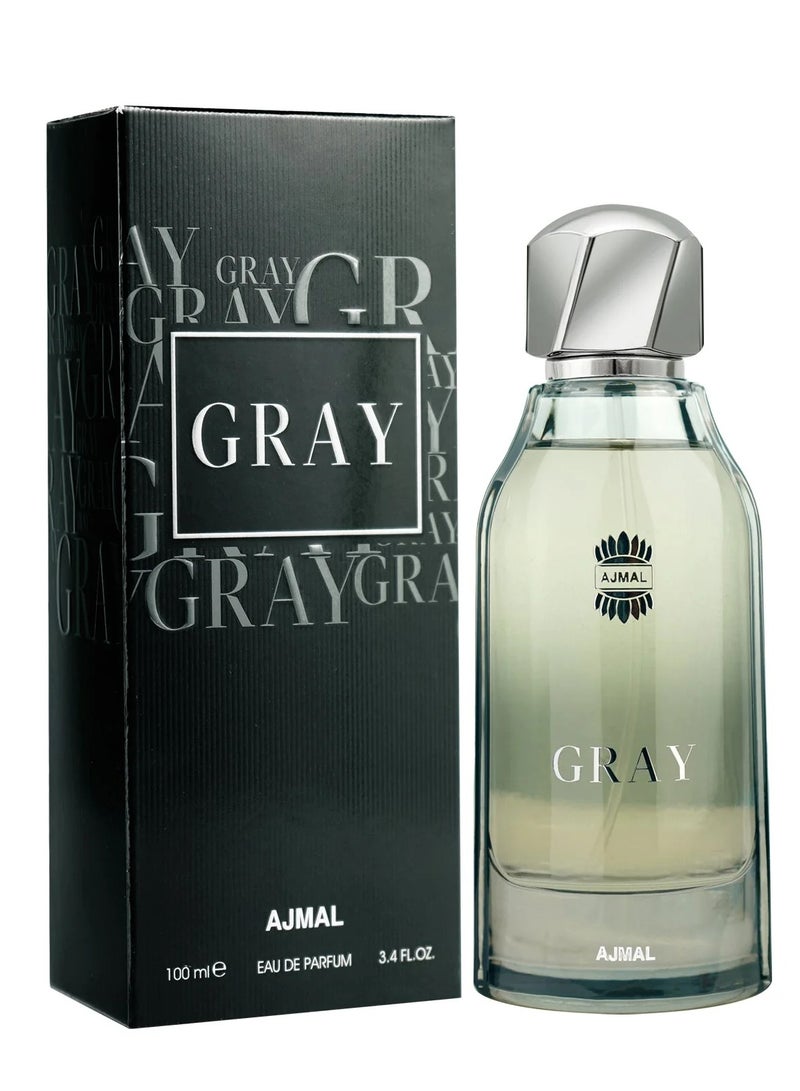 Ajmal Gray Eau De Parfum For Men - 100 ML - Image 1
