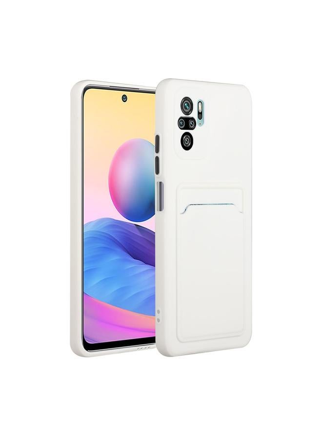 The Bros حافظة لهاتف شاومي ريدمي نوت 10 برو بتصميم فتحة بطاقة مقاومة للصدمات من TPU