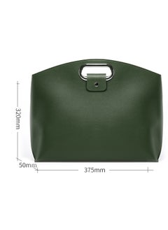 Joyelink 13-14 Inch Laptop Leather Sleeve + Pocket, Compatible with MacBook Air 13.3"/13.6" M1 M2/MacBook Pro 13 2022-2016/Dell XPS 13/Surface Pro X/8/7 /6/5/Surface 13.5" Laptop, Green  - Image 4