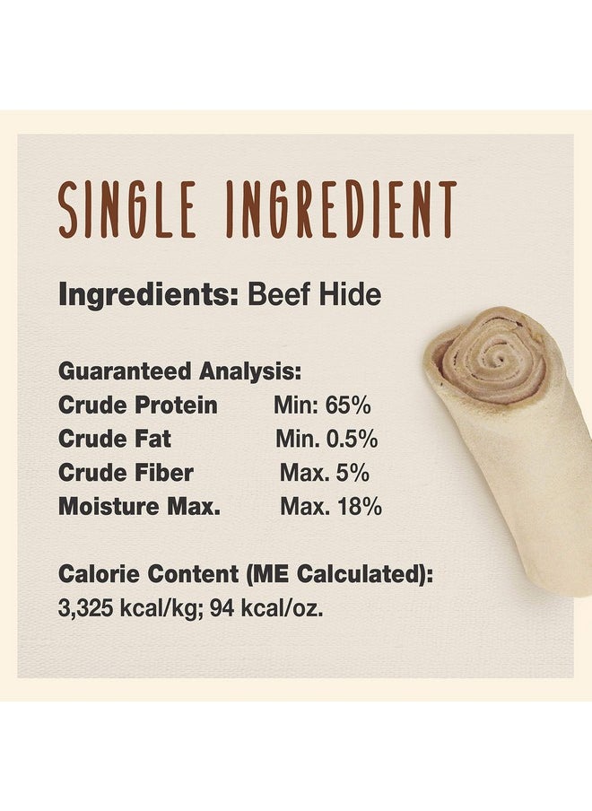 Cadet Cadet Premium Grade Beef Hide, Long-Lasting Rawhide Rolls, Single-Ingredient Dog Chews for Medium Breeds, 2 Pound  - Image 3