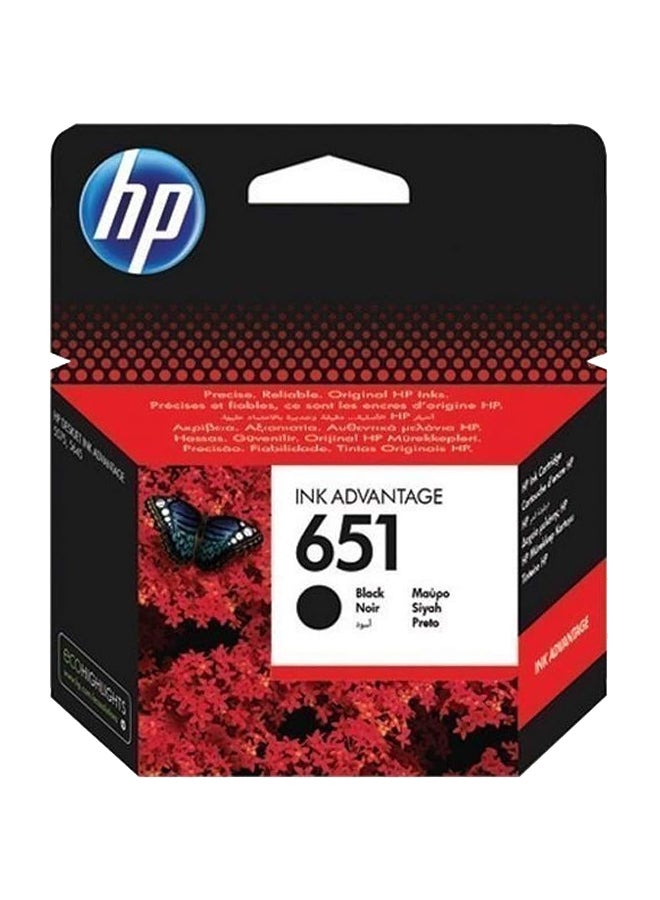 HP خراطيش الحبر الأسود C2P10AE 651، قطعتان وخرطوشة الحبر ثلاثية الألوان C2P11AE 651 من HP - Image 2