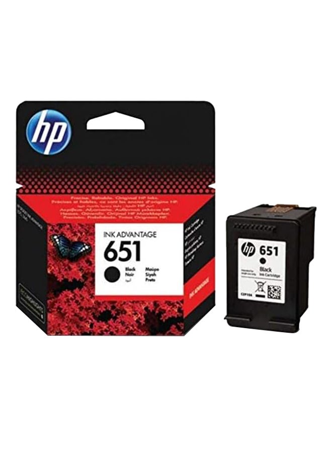 HP خراطيش الحبر الأسود C2P10AE 651، قطعتان وخرطوشة الحبر ثلاثية الألوان C2P11AE 651 من HP - Image 3