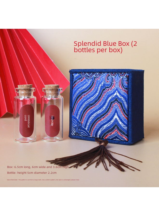 Baby Fetal Hair Souvenir Making Diy Umbilical Cord Collection Box Newborn Baby Homemade Deciduous Teeth Fetal Hair Preservation Bottle-Color:Large Hollow Section  Fetal Hair Box  - Image 5