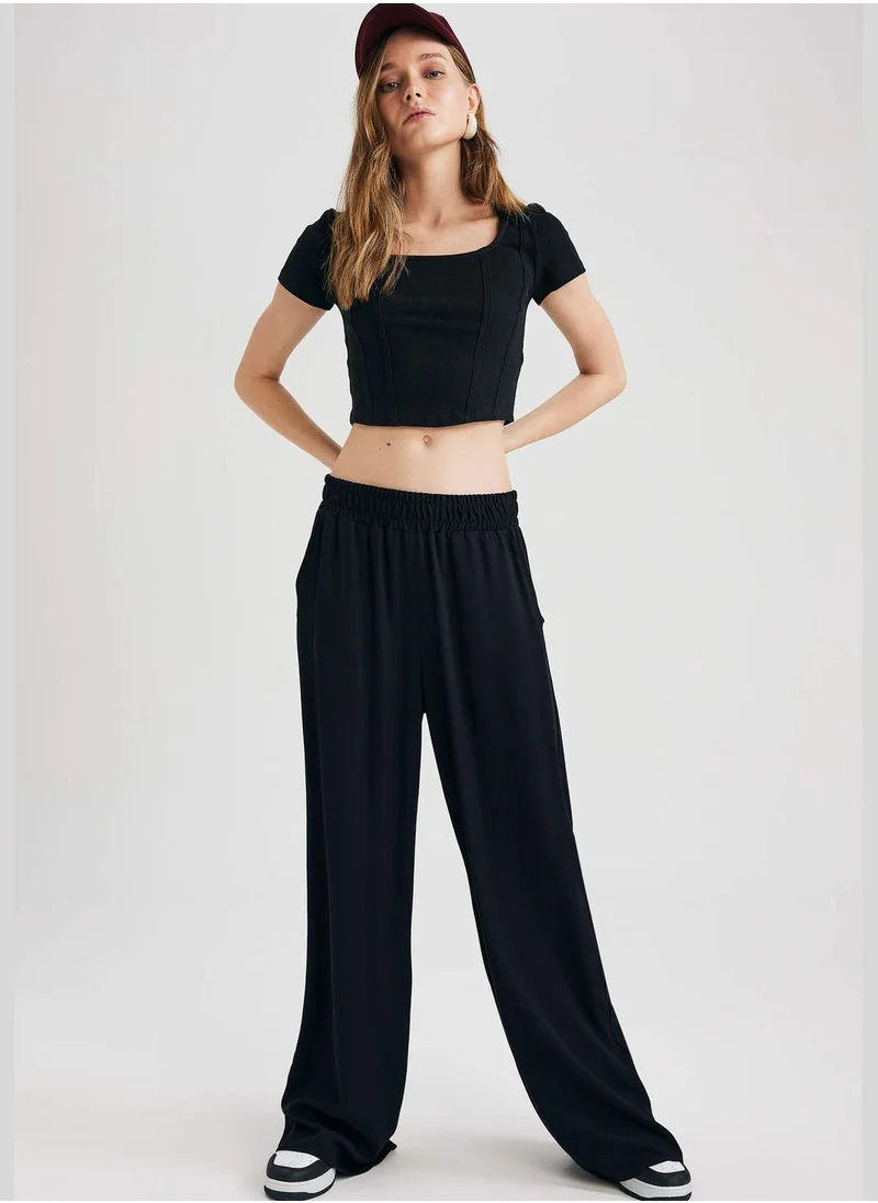 DeFacto High Waisted Viscose Culottes