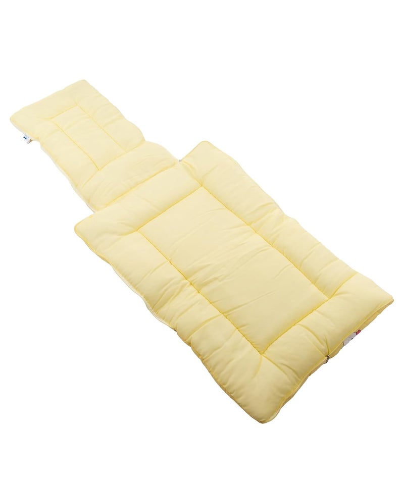 Baby Basket Baby Basket 09 Months New Born Baby Unisex Cotton Carry BagSleeping Bag 3 in 1 Baby Bed Carry Nest for Infant Bunny Print Yellow  - Image 5