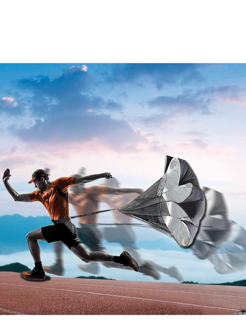 Spall Speed & Agility Training Set Includes Agility Ladder 6m, 5Pic Disc Cones,4Pic Hurdles 23cm Size and1 Running Parachute for Football Hockey Training Athletes - Image 2