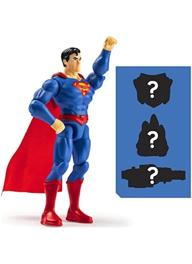 DC Comics - 10 Cm Superman Action Figure With 3 Mystery Accessories Adventure 4 Styles Vary And Will Be Selected At Random - Image 1