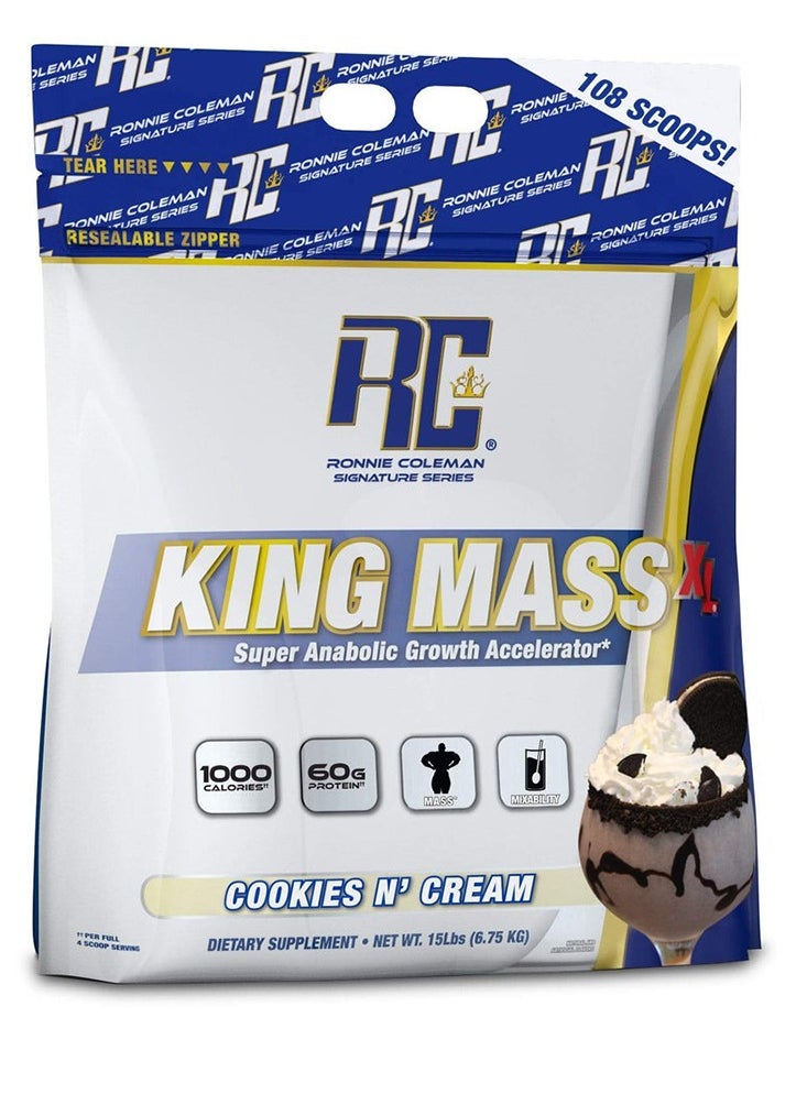 RONNIE COLEMAN - Rc King Mass 15 lb Cookies & Cream - Image 1