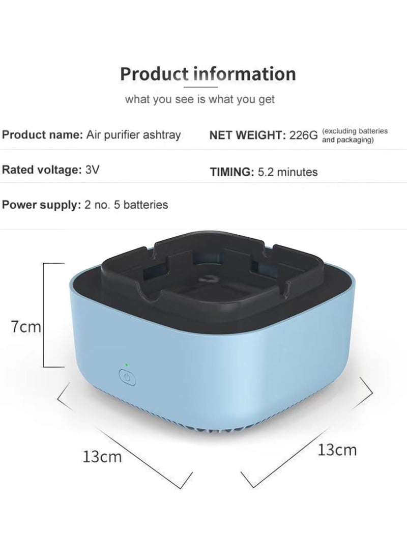 Kimaya Air Purifier Ashtray, Multifunction Smokeless Ashtray, Electronic Smoker to Clean Secondhand Smoke Negative Ion Air Fresher For Home, Offices, Car - Image 4