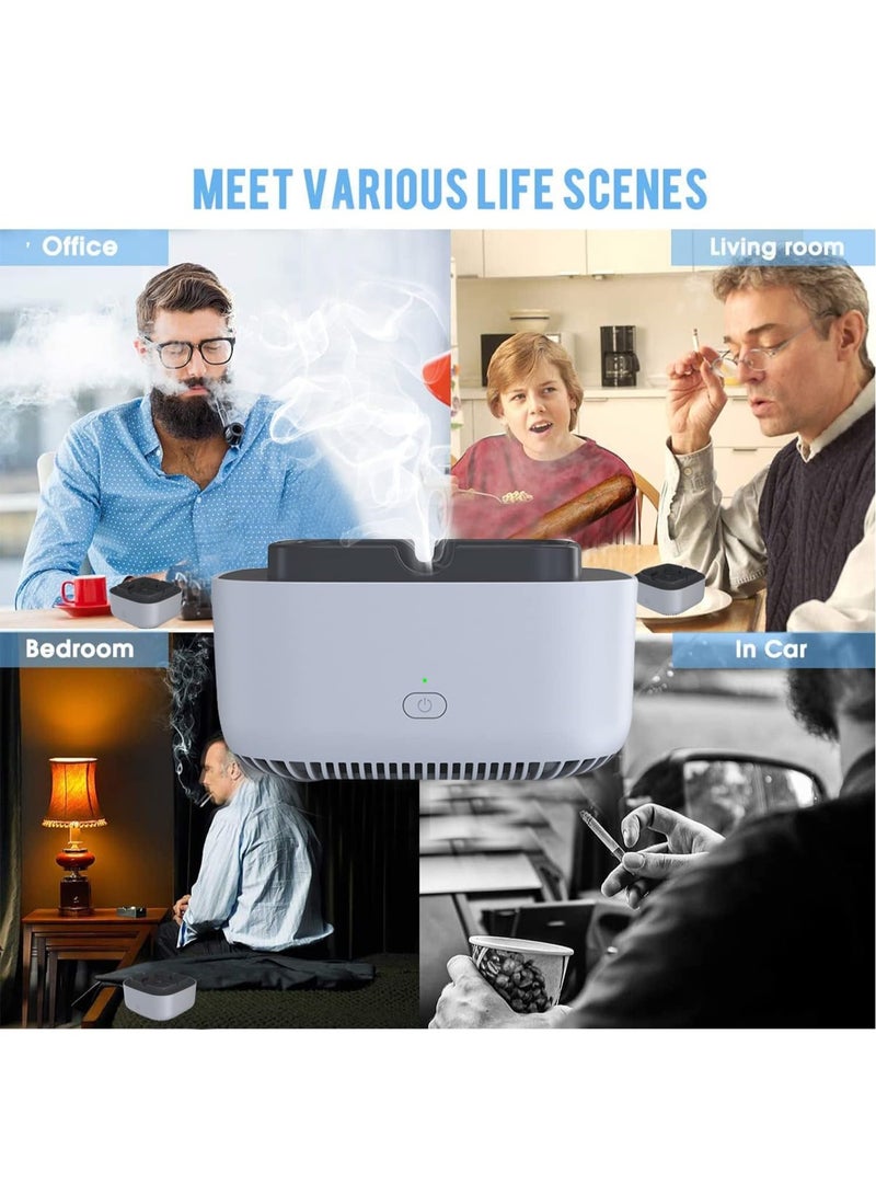 Kimaya Air Purifier Ashtray, Multifunction Smokeless Ashtray, Electronic Smoker to Clean Secondhand Smoke Negative Ion Air Fresher For Home, Offices, Car - Image 5