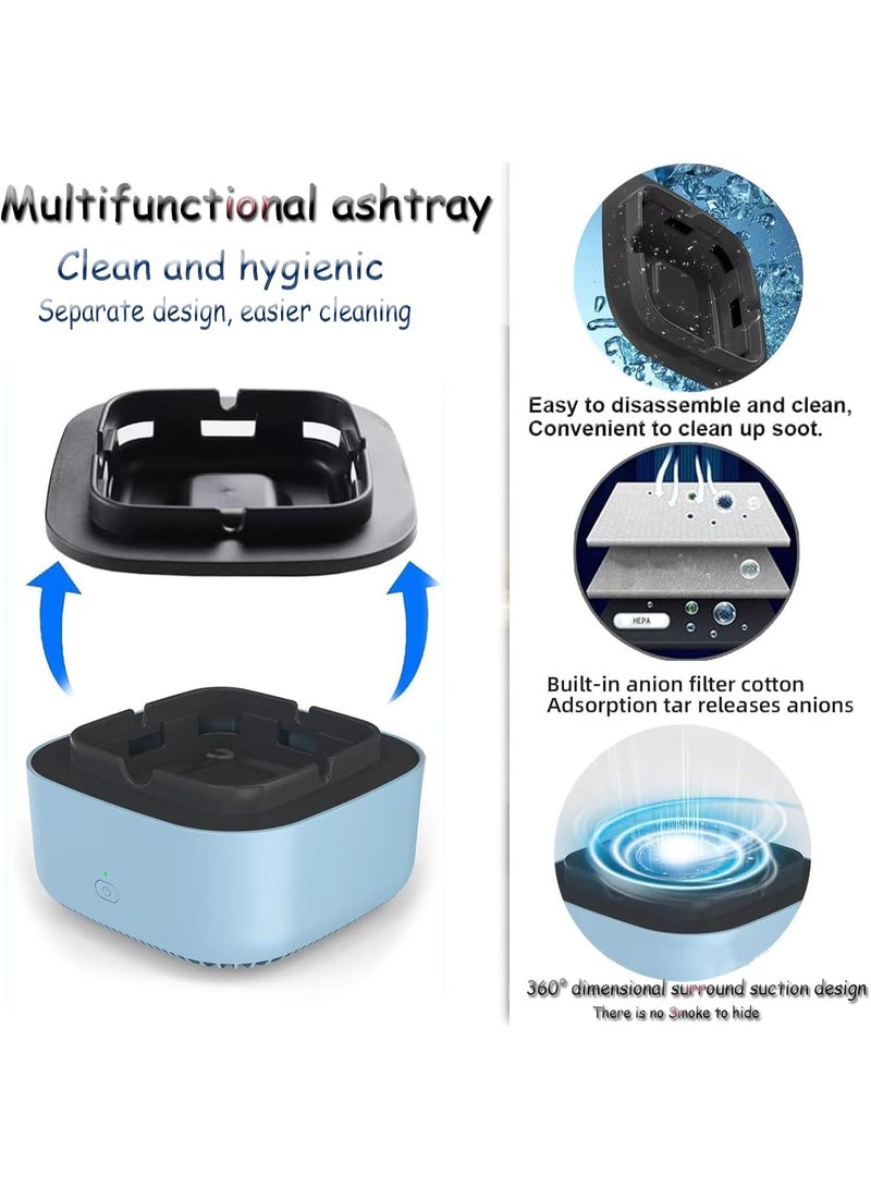 Kimaya Air Purifier Ashtray, Multifunction Smokeless Ashtray, Electronic Smoker to Clean Secondhand Smoke Negative Ion Air Fresher For Home, Offices, Car - Image 3