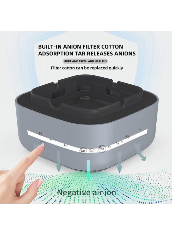 Kimaya Air Purifier Ashtray, Multifunction Smokeless Ashtray, Electronic Smoker to Clean Secondhand Smoke Negative Ion Air Fresher For Home, Offices, Car - Image 2
