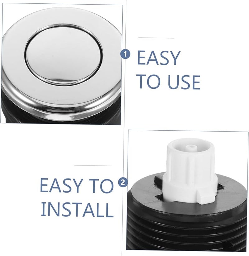 مفتاح هوائي للحمام، للتخلص من القمامة، مقاوم للرش، تحكم بزر ضغط، مقاوم للماء - Image 4