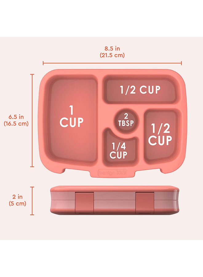Bentgo Kids Colour Lunchbox - Coral - Image 2