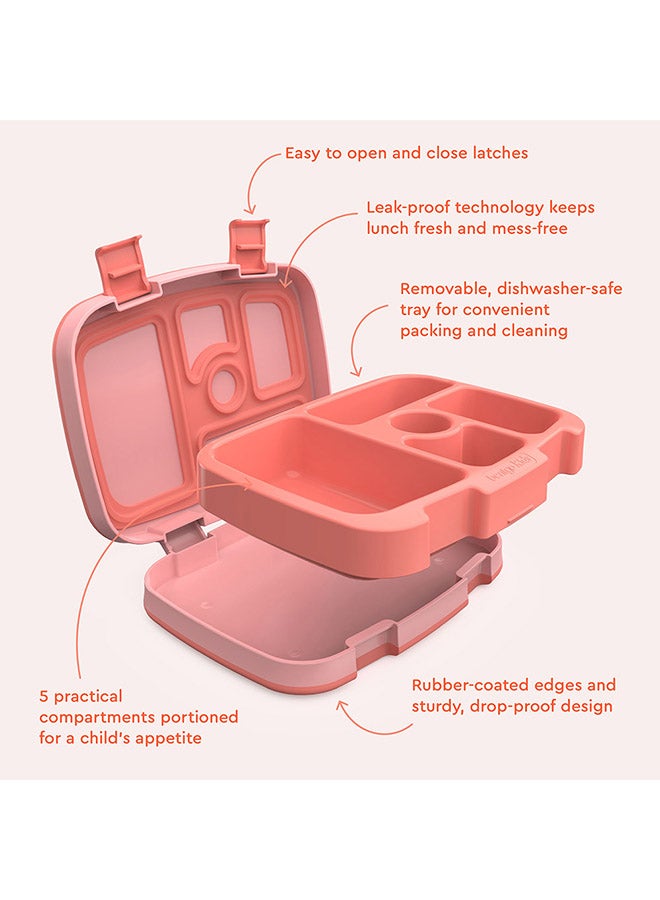 Bentgo Kids Colour Lunchbox - Coral - Image 3