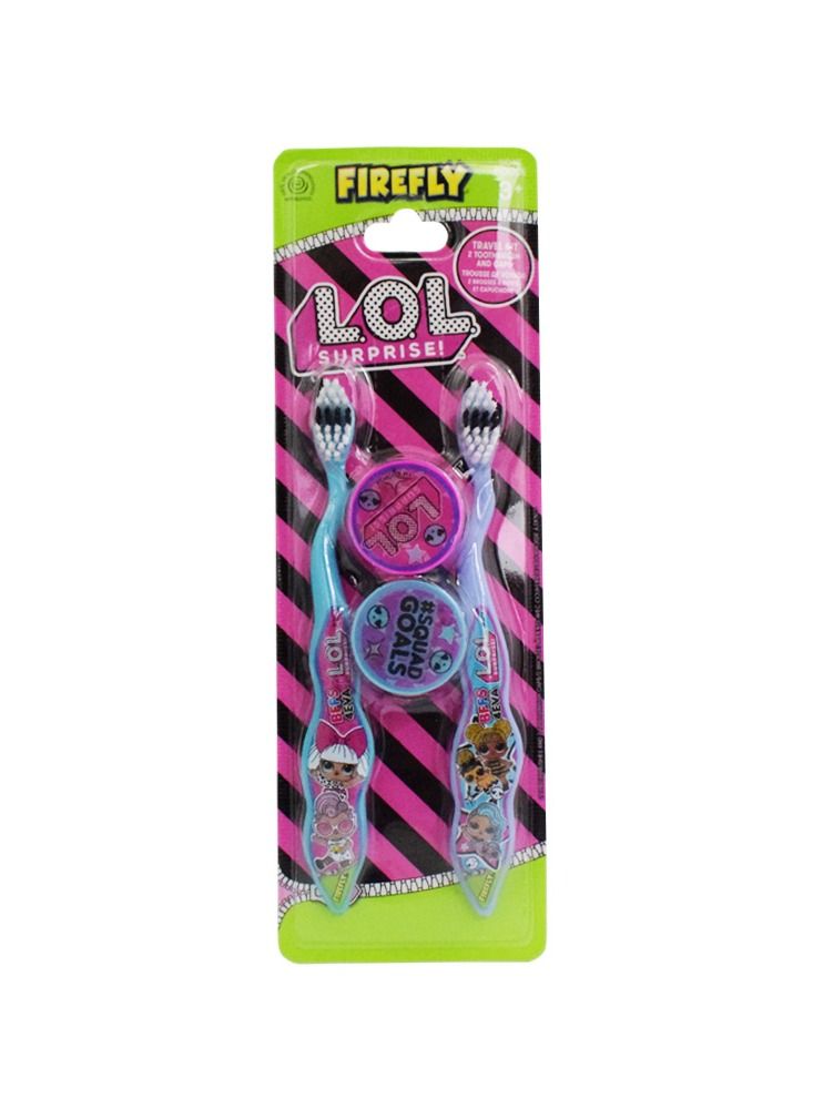 Firefly Firefly LOL Surprise  2 T.Brushes and 2 Caps Twin Pack - Image 1