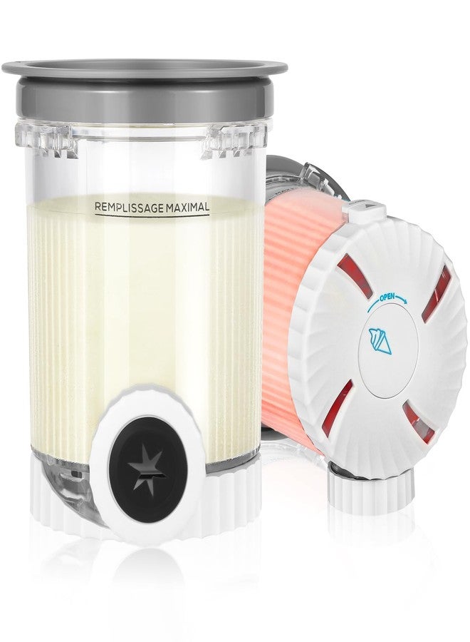 ال بي عبوتان من عبوات كريمي سويرل باينت مع أغطية لسلسلة نينجا NC700 وNC701، عبوات كريمي باينت سعة 16 أونصة متوافقة مع ماكينات صنع الآيس كريم والآيس كريم الناعم من سلسلة نينجا كريمي سويرل NC700، خالية من مادة BPA وآمنة للغسل في غسالة الأطباق - Image 1