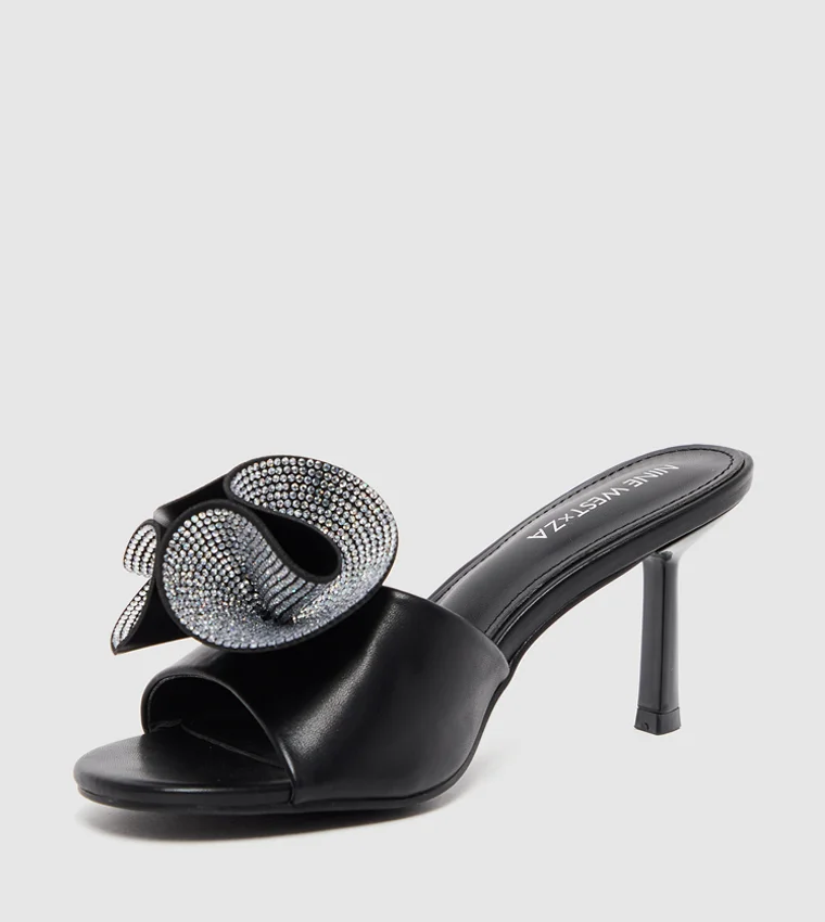 NINE WEST D-RIHANNA Embellished Stiletto Heel Sandals