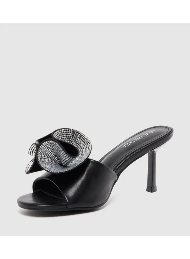 Nine West D-RIHANNA Embellished Stiletto Heel Sandals