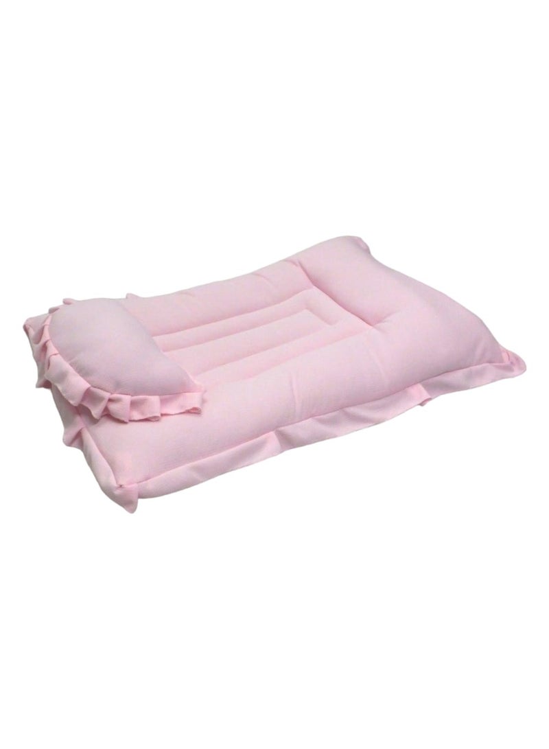 BABYCARA Baby Bed with Thick Mattress Pillow for Newborn Babies 80x55cm  - Image 3