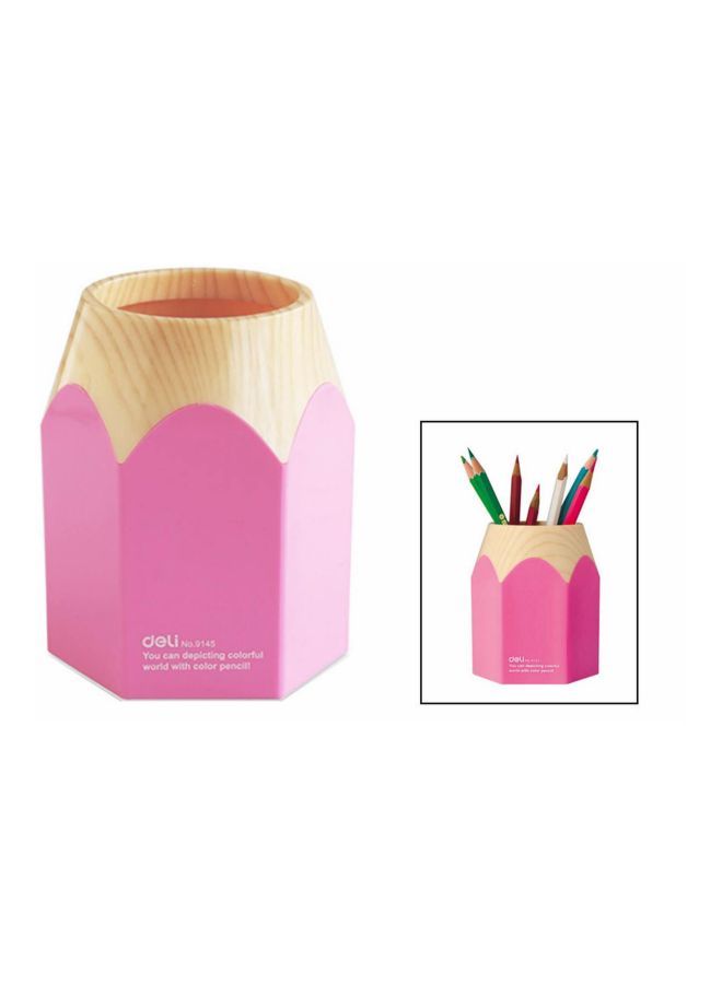 NIBEMINENT Yocoo Pencil Holder Pink/Brown - Image 3