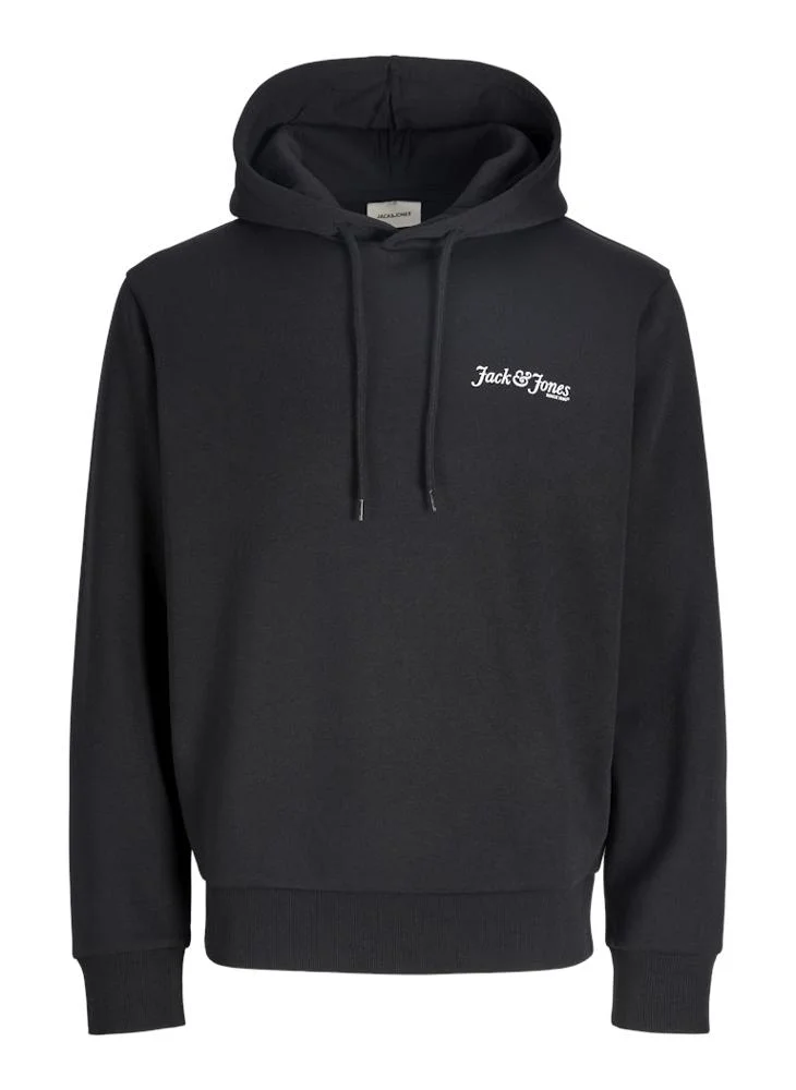 جاك اند جونز هودي بطباعة نصية