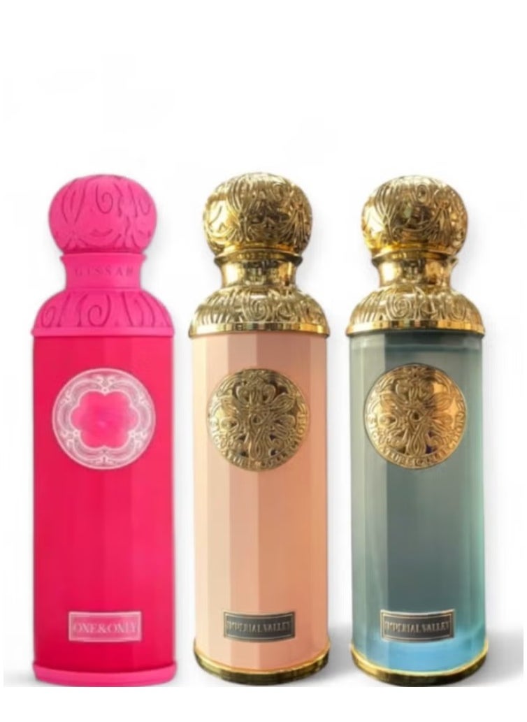 قصة - مجموعة عطور قصة حكايه, امبريال فالي, ليجند أوف فاليز, أونلي, أو دي بارفيوم (3 قطع في 200 مل) - Image 1