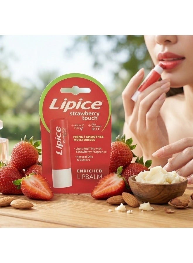 Lipice Ultimate Lip Care Collection - Pack of 4: Pink Sheen Gloss (10ml), Suncare SPF 25, Original Moisturizing, and Strawberry Touch (4.8g each) - Image 4