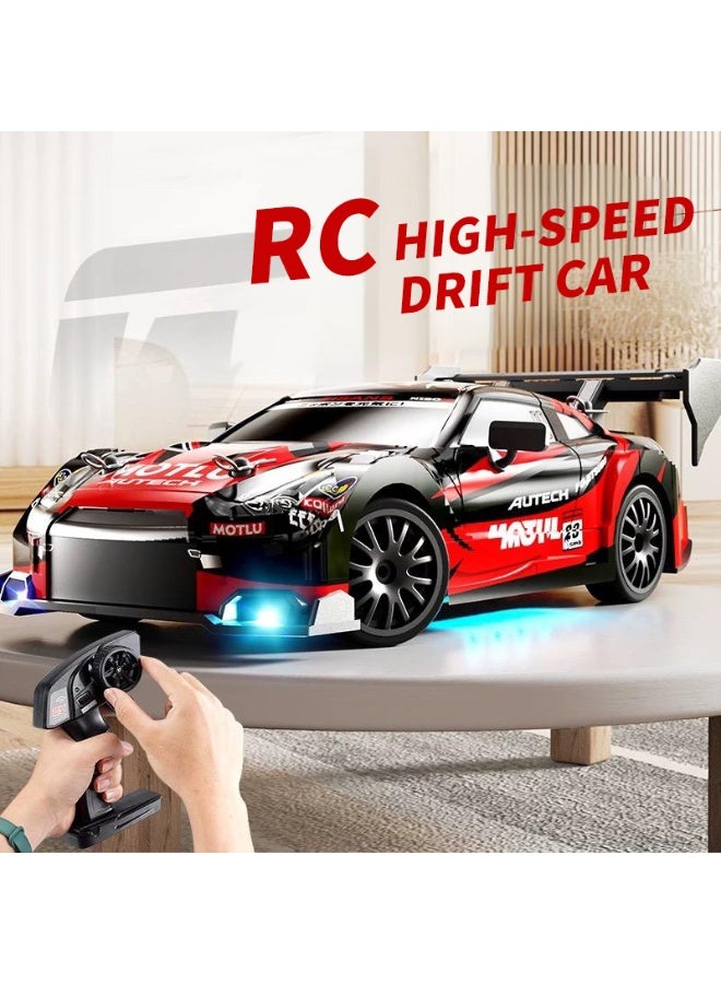 ألاوهو GTR 1/24 2.4G التحكم عن بعد سيارة سباق الهجوم 50 كم / ساعة عالية السرعة الكهربائية الانجراف التجميع المطلوب هدية مثالية للأطفال في الداخل / في الهواء الطلق - Image 2