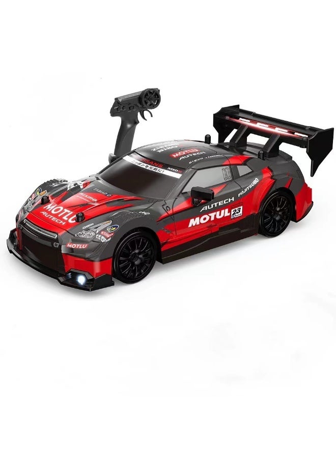 ألاوهو GTR 1/24 2.4G التحكم عن بعد سيارة سباق الهجوم 50 كم / ساعة عالية السرعة الكهربائية الانجراف التجميع المطلوب هدية مثالية للأطفال في الداخل / في الهواء الطلق - Image 1