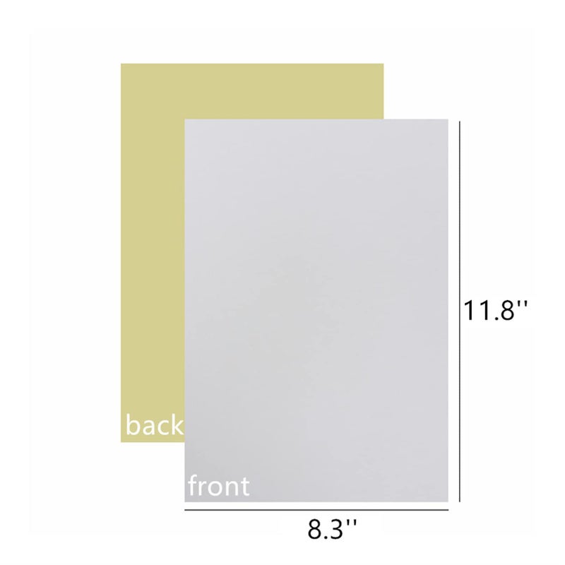 Mesheshe 10Pcs Self Adhesive Felt  Diy Self Adhesive Fabric For Art & Crafts  Peel And Stick Felt For Drawer/Jewelry Box Felt Liner  A4 Size (8.3"" X 11.8""  White) - Image 2