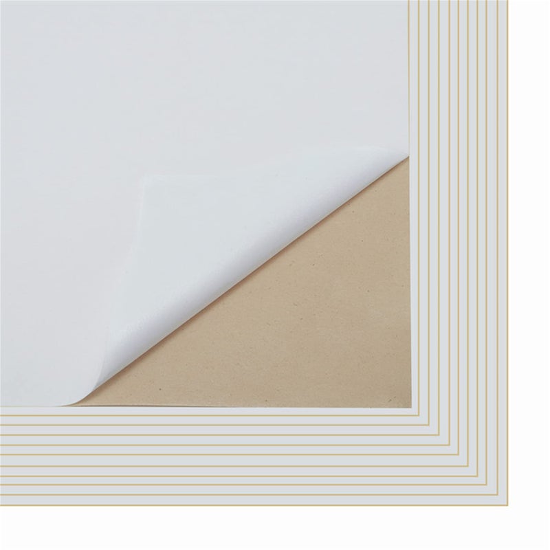 Mesheshe 10Pcs Self Adhesive Felt  Diy Self Adhesive Fabric For Art & Crafts  Peel And Stick Felt For Drawer/Jewelry Box Felt Liner  A4 Size (8.3"" X 11.8""  White) - Image 3