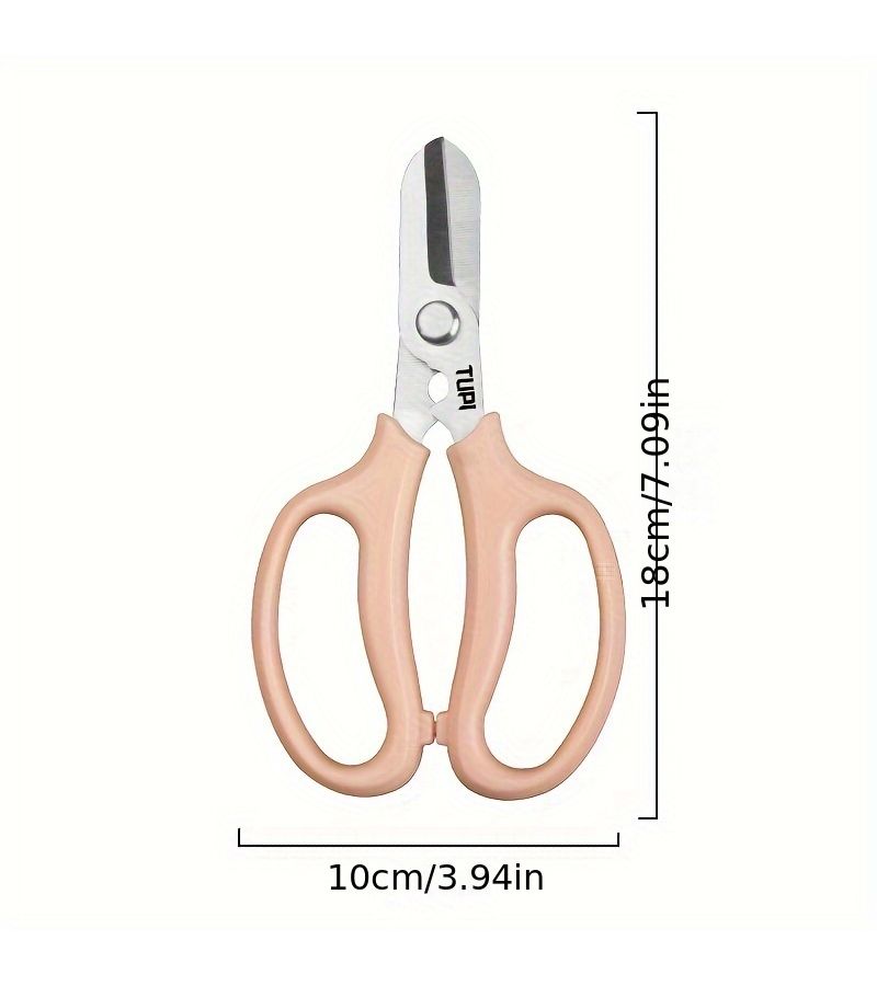 Stainless Steel Pink Floral Pruning Shears for Garden Bonsai - Image 3