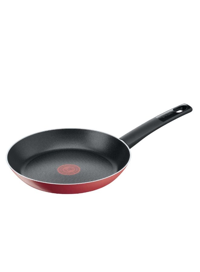 T-Fal Simply Titanium frypan 26 cm Easy-Cleaning Non-Stick Coating, Thermo-Signal™ Heat Indicator, Diffusion Base, Healthy and Safe Cookware, Made in France, B5740583 - Image 1