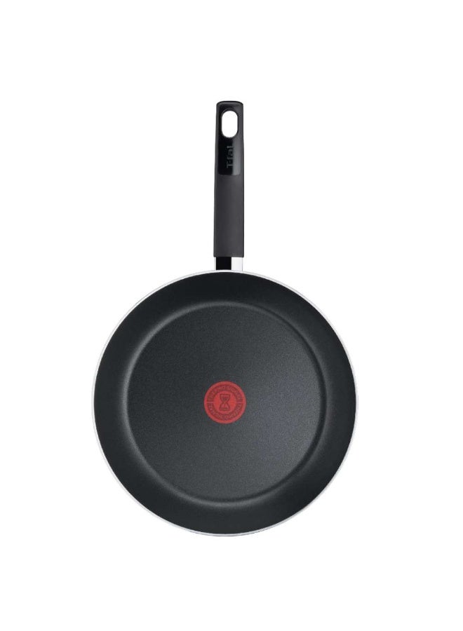 T-Fal Simply Titanium frypan 26 cm Easy-Cleaning Non-Stick Coating, Thermo-Signal™ Heat Indicator, Diffusion Base, Healthy and Safe Cookware, Made in France, B5740583 - Image 2