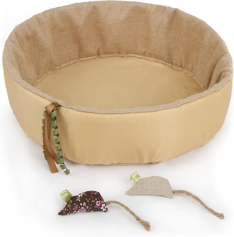 بيتلينكس طرق تركيب مختلفة لعبة PetLinks Happy Nip Hide & Play Crinkle Ring للقطط، مقاس واحد ألوان عصرية متنوعة - Image 3