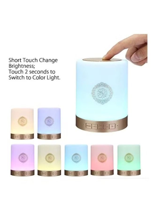 Bluetooth Lamp Speaker White/Gold - Image 1