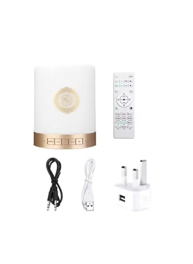 Bluetooth Lamp Speaker White/Gold - Image 2