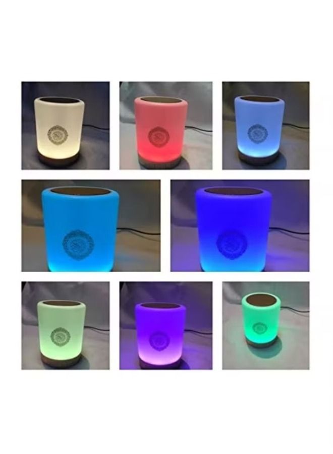 Bluetooth Lamp Speaker White/Gold - Image 3