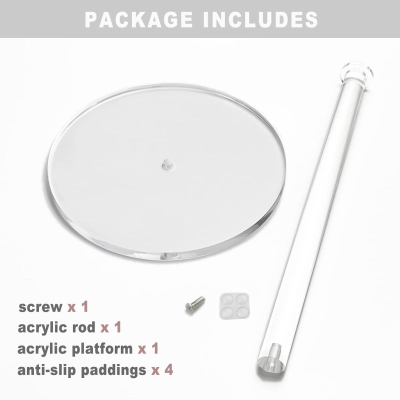 Bigfety Acrylic Paper Towel Holder, Paper Towel Stand for Countertop, Clear - Image 4
