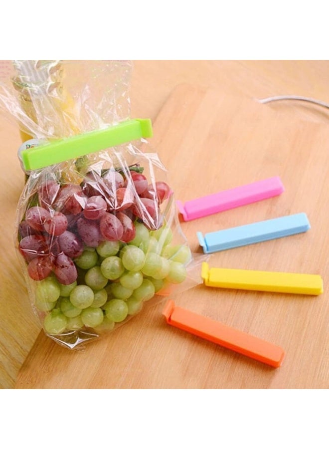 Multi-Size and Color Snack Bag Clips – Set of 26, Keeps Food Fresh, Ideal for IKEA Bags and Dry Food Storage, Multicolor - Image 4