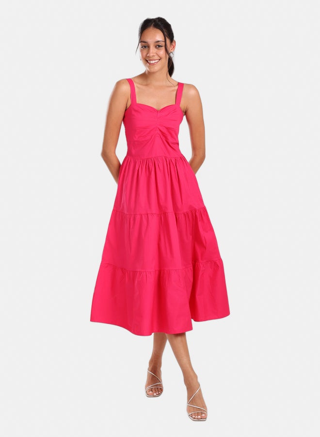 Carina Sleeveless Tiered Midi Dress  - Image 1