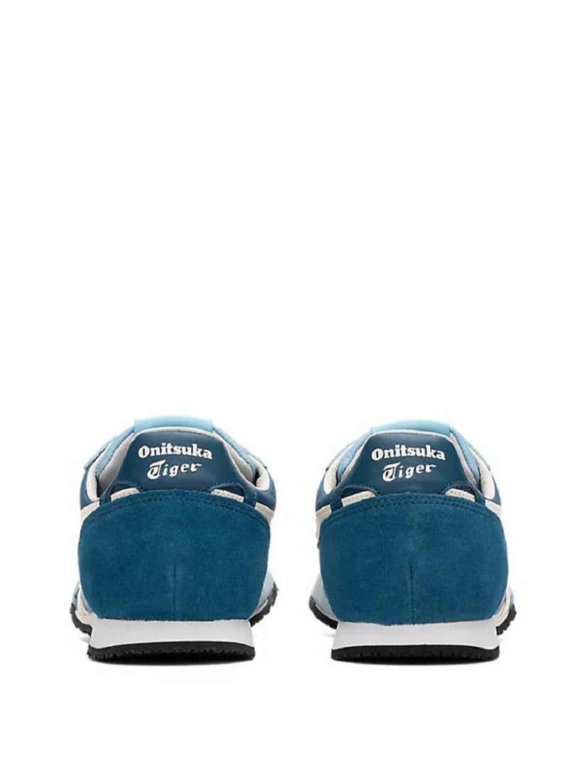 Onitsuka Tiger - Serrano Men And Women Causal Athlesiure/Colorblock Sneakers Shoes Blue/White - Image 1