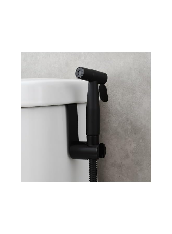 The Bros Black Bidet Toilet Sprayer Stainless Steel Bathroom Shower Bidet Tap Spray Shattaf for Cloth Diaper Cleaning, 2 Pack, WS024C-2 - Image 2