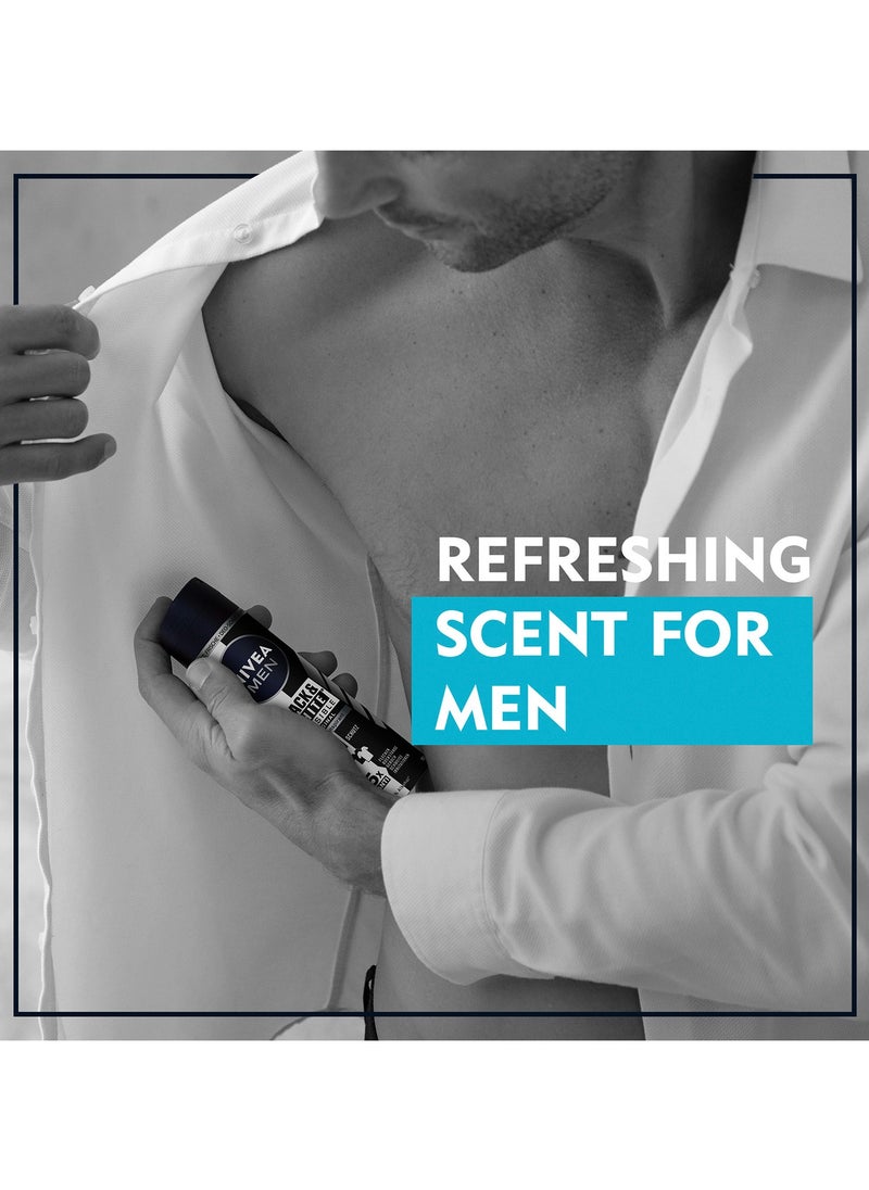 Antiperspirant Spray  Black And  White Invisible Fresh Pack of 2