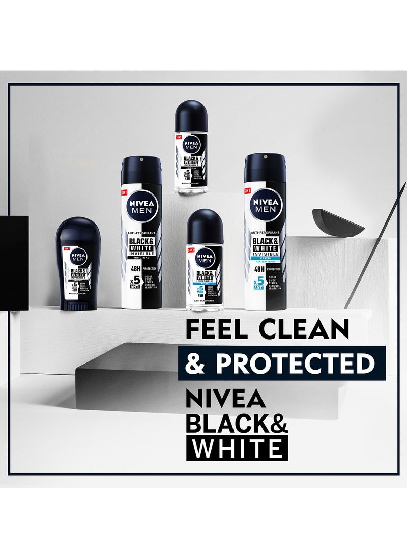 Antiperspirant Spray  Black And  White Invisible Fresh Pack of 2