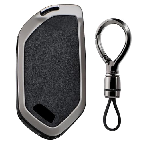 Ysbxitu 5/6/7/8/9 Buttons Key Fob Cover Keychain Fit for Kia Key Shell Case Fit for Kia Telluride EV9 Picanto GT Line Sorento MQ4 Sportage Carens Carnival KX3 Seltos KX5 All New K5 Key Sleeve-B Black - Image 1