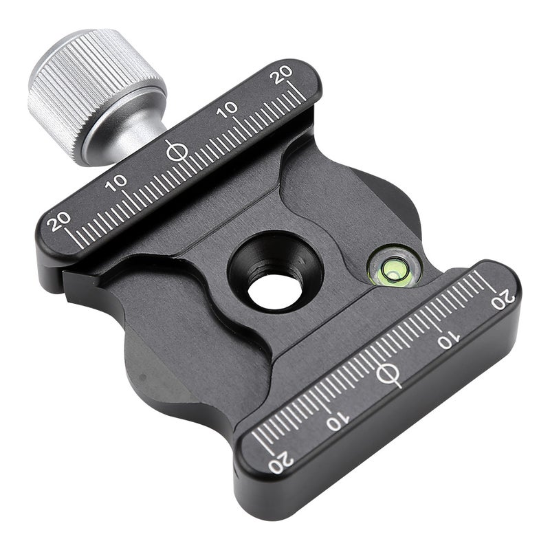 DE-50 Aluminum Alloy Quick Release Plate Clamp Camera Mount Adapter 3/8" - Image 2