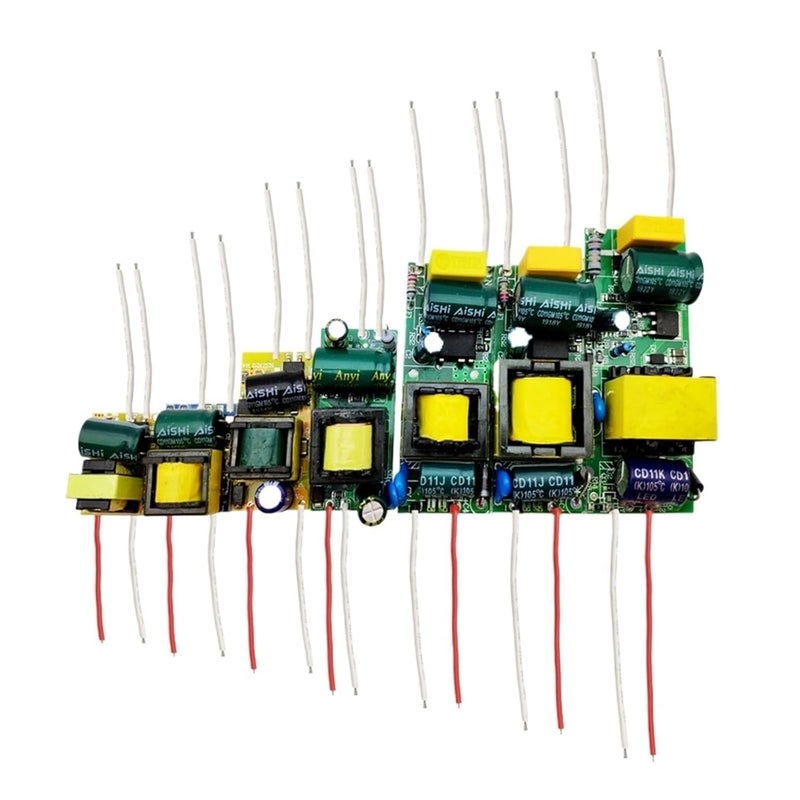 سائق LED 300mA AC85 265V مصدر طاقة لمصابيح PCB بقدرة 1W 3W 5W 7W 12W 18W 25W 36W - Image 1