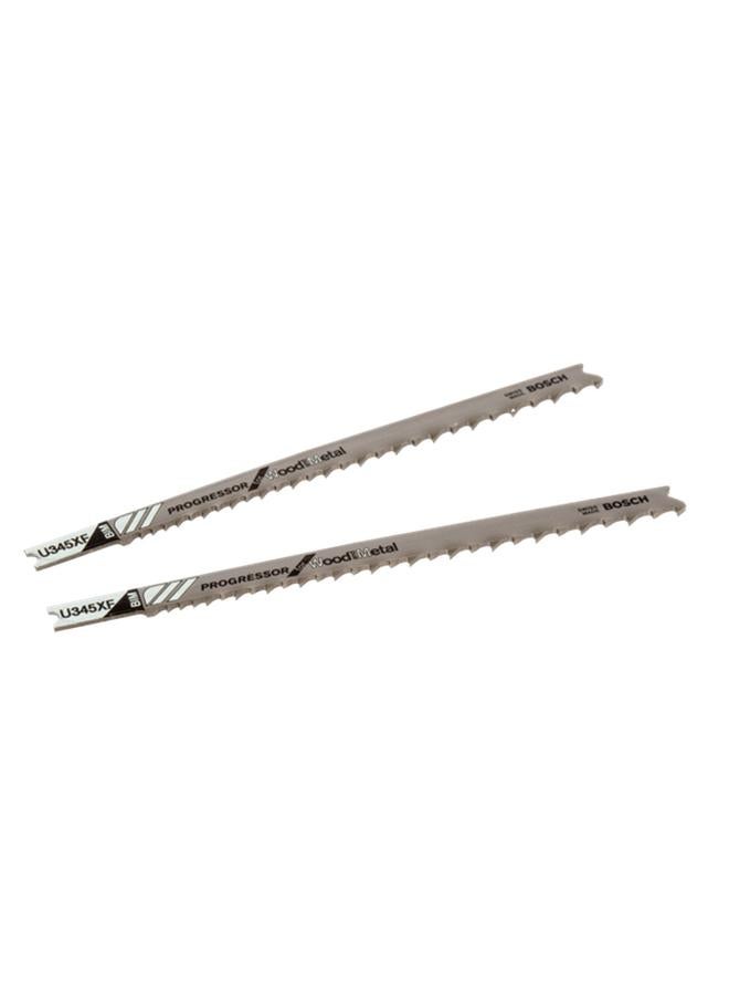BOSCH 2-Piece U345XF Wood and Metal Jigsaw Blade - Image 1